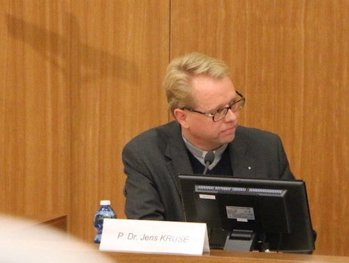 Dr. Jens Kruse, pastor of Rome's Evangelical Lutheran Church. Dr. Jens Kruse, pastor of Rome's Evangelical Lutheran Church.