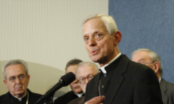 FORCED TO CLOSE. Archbishop Donald Wuerl of Washington speaks about the " Manhattan Declaration: A Call of Christian Conscience" document at the National Press Club in Washington Nov. 20. The archbishop ordered the closing of Catholic foster care and adoption programs with city contracts after the Council of the District of Columbia legalized same-sex “marriage.”
FORCED TO CLOSE. Archbishop Donald Wuerl of Washington speaks about the " Manhattan Declaration: A Call of Christian Conscience" document at the National Press Club in Washington Nov. 20. The archbishop ordered the closing of Catholic foster care and adoption programs with city contracts after the Council of the District of Columbia legalized same-sex “marriage.”