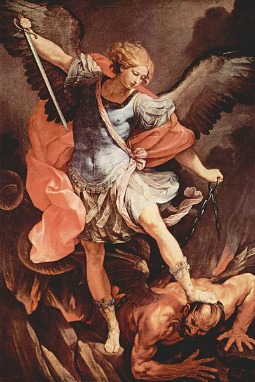 St. Michael the Archangel, painted by Guido Reni (1575–1642) St. Michael the Archangel, painted by Guido Reni (1575–1642)