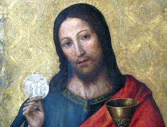Paolo da San Leocadio (1447-1520), “Christ With the Host” Paolo da San Leocadio (1447-1520), “Christ With the Host”