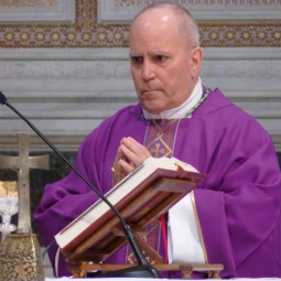 Bishop Samual Aquila concelebrating Mass at the Basilica of St. John Lateran during his ad limina visit to the Holy See March 8. Bishop Samual Aquila concelebrating Mass at the Basilica of St. John Lateran during his ad limina visit to the Holy See March 8.