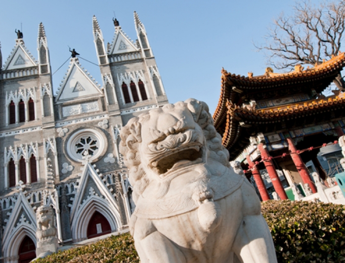Catholic church in China. Catholic church in China.