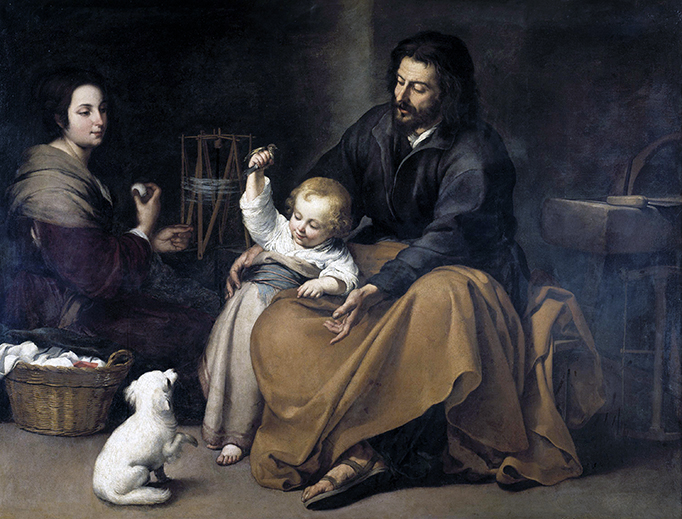 Bartolomé Esteban Murillo, “The Holy Family with a Bird”, ca. 1650 Bartolomé Esteban Murillo, “The Holy Family with a Bird”, ca. 1650