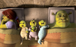 IT'S A WONDERFUL LIFE? As Fiona (Cameron Diaz) sleeps peacefully, Shrek (Mike Myers) has trouble doing so in DreamWorks Animation's Shrek Forever After, which releases May 21.
IT'S A WONDERFUL LIFE? As Fiona (Cameron Diaz) sleeps peacefully, Shrek (Mike Myers) has trouble doing so in DreamWorks Animation's Shrek Forever After, which releases May 21.