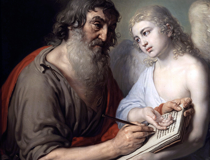 Vladimir Borovikovsky (1757-1825), “Saint Matthew the Evangelist” Vladimir Borovikovsky (1757-1825), “Saint Matthew the Evangelist”