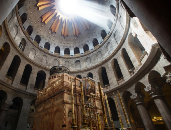 Church of the Holy Sepulchre in Jerusalem. Church of the Holy Sepulchre in Jerusalem.