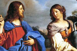 Guercino (1591-1666), Jesus and the Samaritan Woman at the Well Guercino (1591-1666), Jesus and the Samaritan Woman at the Well