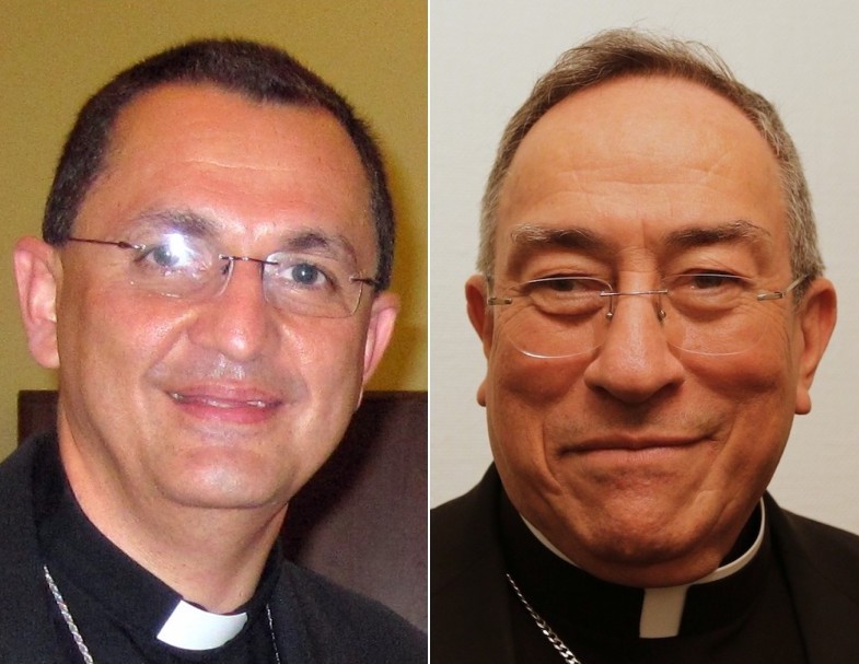 Bishop Jose Pineda and Cardinal Oscar Rodriguez Maradiaga. Bishop Jose Pineda and Cardinal Oscar Rodriguez Maradiaga.