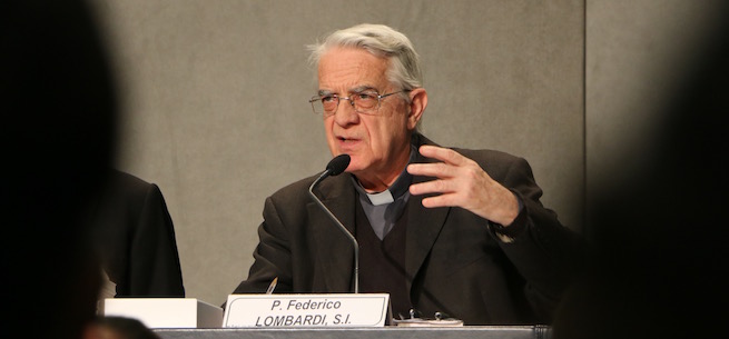 Vatican spokesman Father Federico Lombardi SJ. Vatican spokesman Father Federico Lombardi SJ.