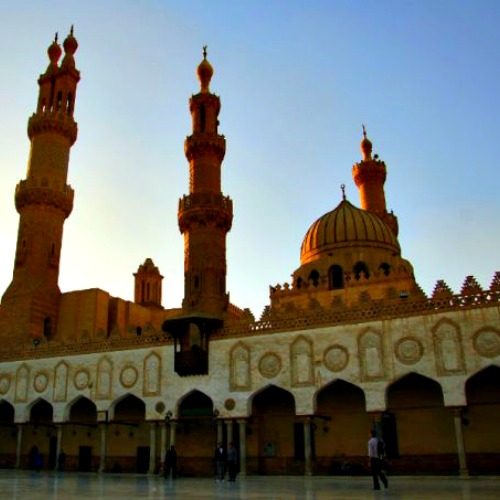 Al-Azhar Mosque in Cairo. Al-Azhar Mosque in Cairo.