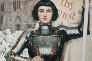 Above, this 1903 engraving of St. Joan of Arc by Albert Lynch was featured in Figaro Illustre magazine. Above, this 1903 engraving of St. Joan of Arc by Albert Lynch was featured in Figaro Illustre magazine.
