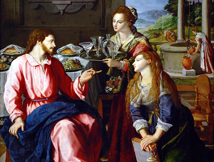 Alessandro Allori, “Christ at the House of Martha and Mary”, 1605 Alessandro Allori, “Christ at the House of Martha and Mary”, 1605