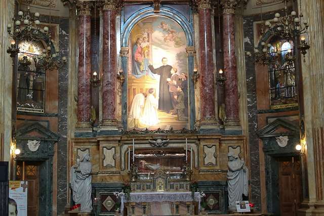 Tomb of St. John Bosco in the Basilica di Maria Ausiliatrice at the Salesian Center in Turin, Italy. Tomb of St. John Bosco in the Basilica di Maria Ausiliatrice at the Salesian Center in Turin, Italy.