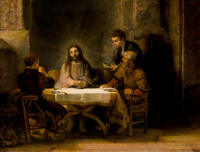 Rembrandt, “The Supper at Emmaus”, 1648 Rembrandt, “The Supper at Emmaus”, 1648
