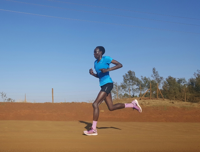 Edna Kiplagat keeps her focus on faith amid training. She attends St. Francis of Assisi in Longmont, Colorado. Edna Kiplagat keeps her focus on faith amid training. She attends St. Francis of Assisi in Longmont, Colorado.