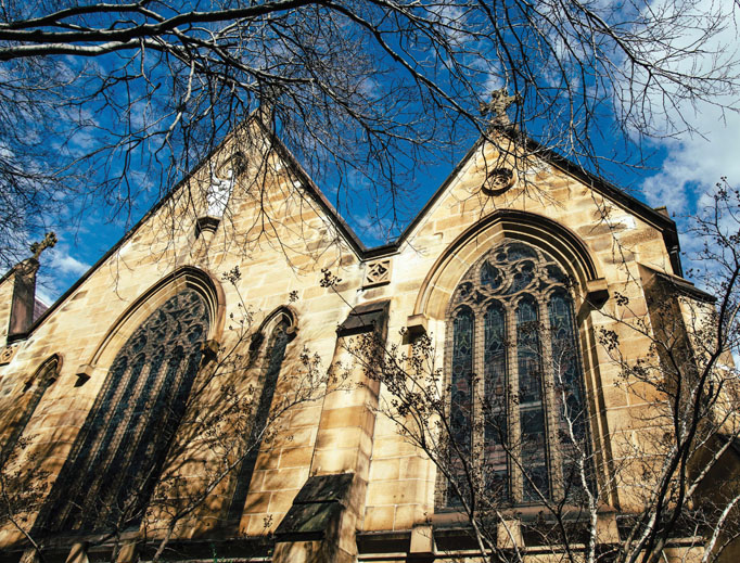 St. Benedict Catholic Church on the Sydney, Australia, campus offers daily Mass. University of Notre Dame Australia St. Benedict Catholic Church on the Sydney, Australia, campus offers daily Mass. University of Notre Dame Australia