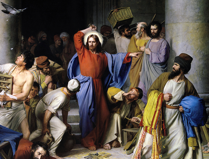 Carl Bloch (1834-1890), “The Cleansing of the Temple” Carl Bloch (1834-1890), “The Cleansing of the Temple”