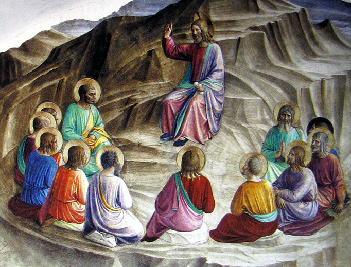 Fra Angelico, “The Sermon on the Mount”, ca. 1437-1445 Fra Angelico, “The Sermon on the Mount”, ca. 1437-1445