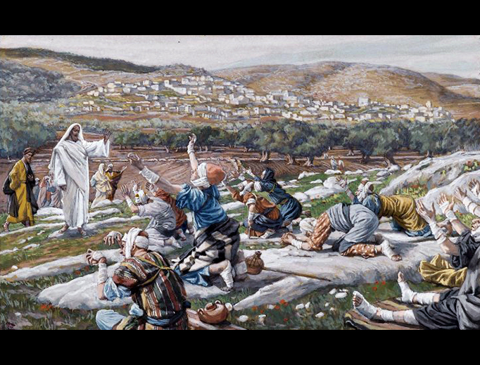 James Tissot (1836–1902), “The Healing of the Ten Lepers” James Tissot (1836–1902), “The Healing of the Ten Lepers”
