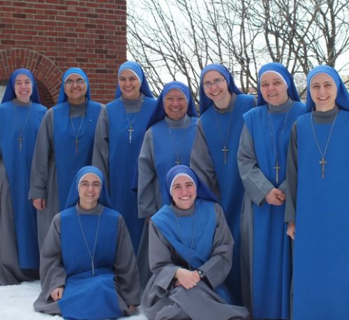 Four members of the Servants of the Lord and the Virgin of Matará community, pictured here at their monastery in Brooklyn, will have the honor of presenting gifts to Pope Francis as he ends his trip to New York. Four members of the Servants of the Lord and the Virgin of Matará community, pictured here at their monastery in Brooklyn, will have the honor of presenting gifts to Pope Francis as he ends his trip to New York.