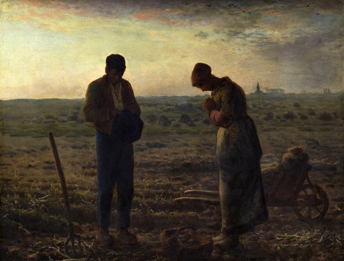 The Angelus (1857–59) by Jean-François Millet
The Angelus (1857–59) by Jean-François Millet