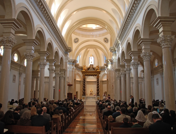The interior of the chapel at Thomas Aquinas College in Santa Paula, California. The college will open a campus in Northfield, Massachusetts, in the fall of 2018. The interior of the chapel at Thomas Aquinas College in Santa Paula, California. The college will open a campus in Northfield, Massachusetts, in the fall of 2018.