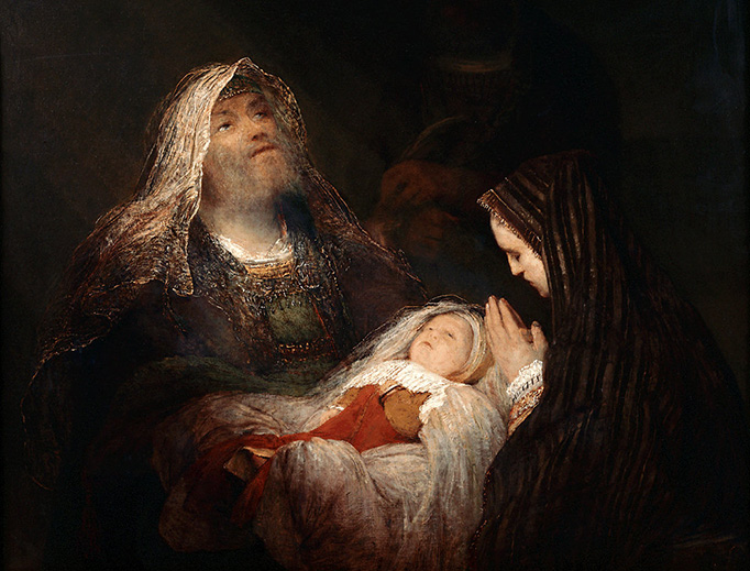 Aert de Gelder, “Simeon's Song of Praise”, c. 1705 Aert de Gelder, “Simeon's Song of Praise”, c. 1705