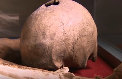 Is this the skull of St. John Plessington? Is this the skull of St. John Plessington?
