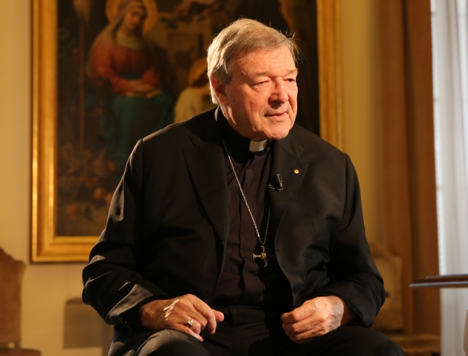 Cardinal George Pell speaks with Catholic News Agency at the Vatican's Apostolic Palace on March 17, 2016. Cardinal George Pell speaks with Catholic News Agency at the Vatican's Apostolic Palace on March 17, 2016.