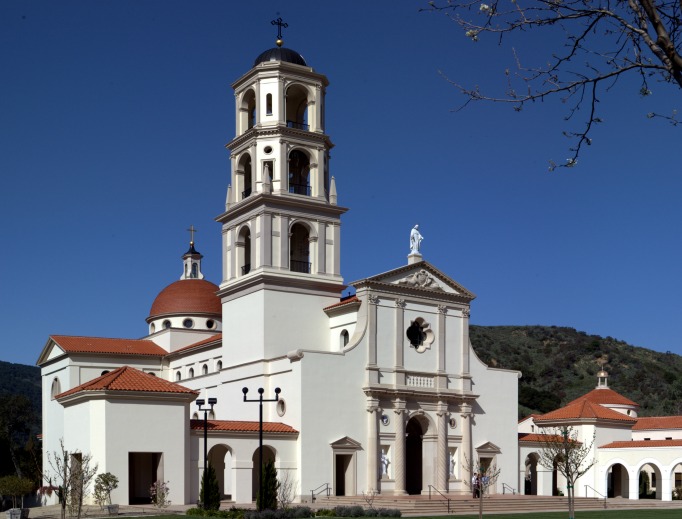 The Chapel of Our Lady of the Most Holy Trinity on the campus of Thomas Aquinas College in Santa Paula, Calif. The Chapel of Our Lady of the Most Holy Trinity on the campus of Thomas Aquinas College in Santa Paula, Calif.
