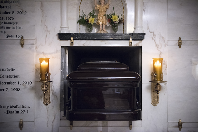 The final resting place of Mother Mary Angelica of the Annunciation (Jeffrey Bruno/EWTN News) The final resting place of Mother Mary Angelica of the Annunciation (Jeffrey Bruno/EWTN News)