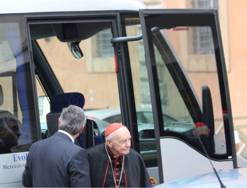 Then-Cardinal Theodore McCarrick in Rome in 2013 Then-Cardinal Theodore McCarrick in Rome in 2013