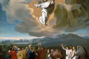 Jesus ascending to heaven by John Singleton Copley, 1775 Jesus ascending to heaven by John Singleton Copley, 1775