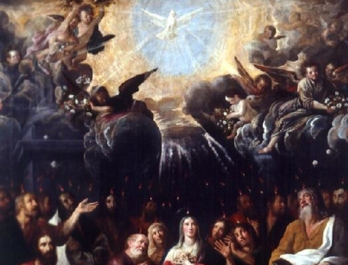 Pentecost painting by Juan de las Roelas Pentecost painting by Juan de las Roelas