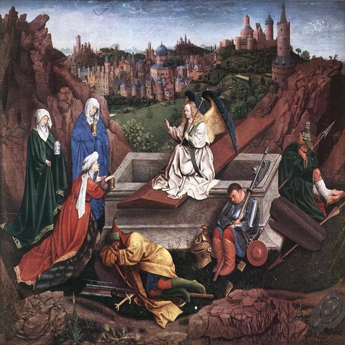 Hubert van Eyck The Three Marys at the Tomb Hubert van Eyck The Three Marys at the Tomb