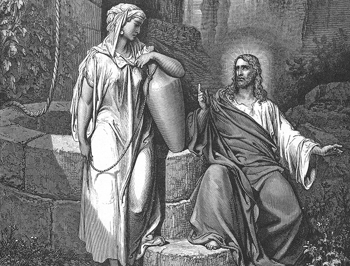 Gustav Doré (1832-1883), “Jesus and the Woman of Samaria” Gustav Doré (1832-1883), “Jesus and the Woman of Samaria”