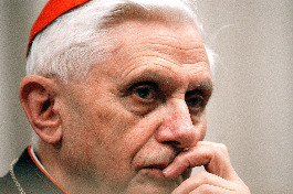 Cardinal Joseph Ratzinger, the architect of Dominus Iesus. Cardinal Joseph Ratzinger, the architect of Dominus Iesus.