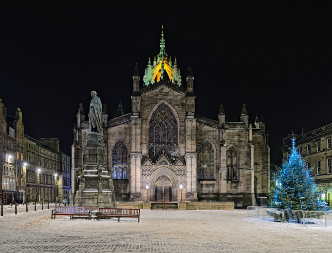 St Giles Cathedral (the High Kirk), Edinburgh, Scotland. St Giles Cathedral (the High Kirk), Edinburgh, Scotland.