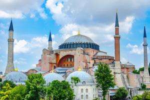 The Hagia Sofia in Istanbul. The Hagia Sofia in Istanbul.