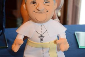 Pope plush doll and other merchandise Pope plush doll and other merchandise