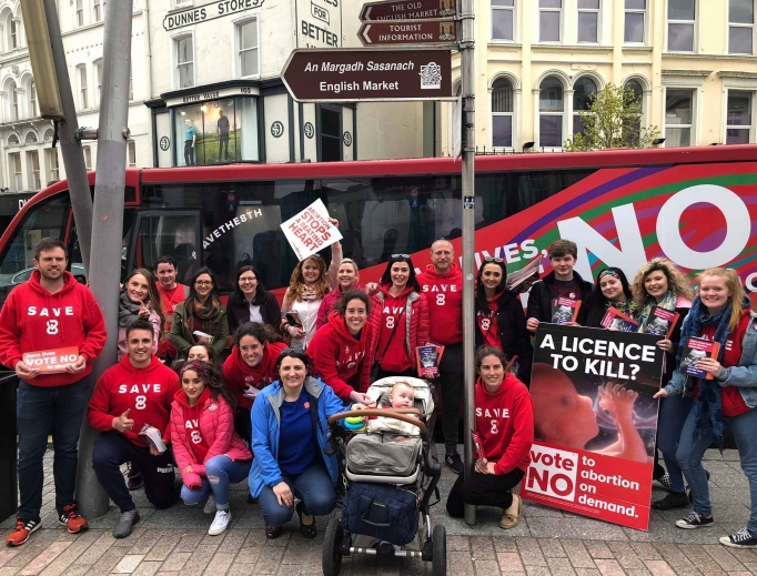 Pro-lifers campaign for a ‘No’ vote in May 25 referendum in Ireland. Pro-lifers campaign for a ‘No’ vote in May 25 referendum in Ireland.