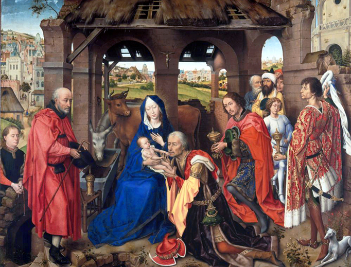 Rogier van der Weyden, “Saint Columba Altarpiece”, c. 1455 Rogier van der Weyden, “Saint Columba Altarpiece”, c. 1455