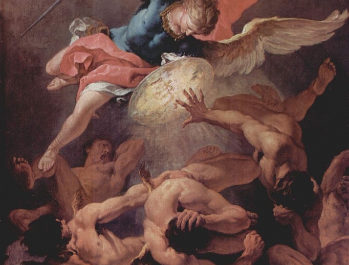 Sebastiano Ricci St. Michael Fights Rebel Angels, c. 1720 Sebastiano Ricci St. Michael Fights Rebel Angels, c. 1720