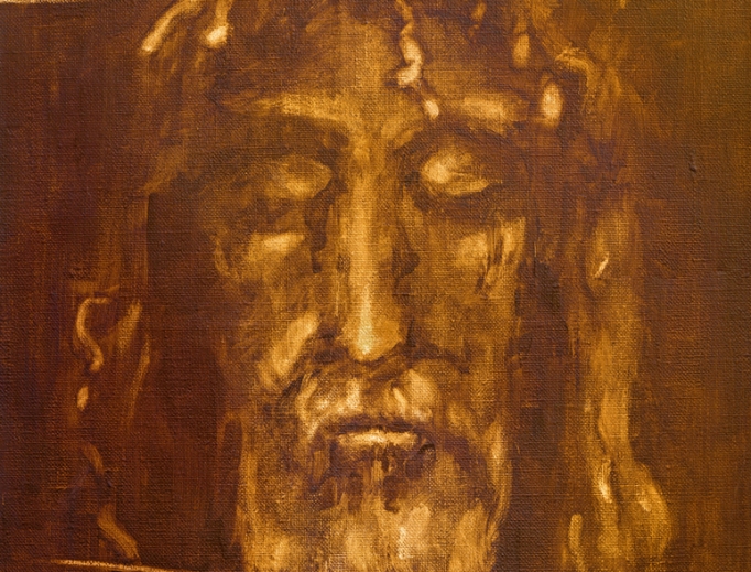 Above, this painting of Jesus Christ from the Shroud of Turin, by an unknown artist of the 20th century, is housed in the Church of San Giuseppe in Turin, Italy. Inset: shroud researcher Tristan Casabianca.
Above, this painting of Jesus Christ from the Shroud of Turin, by an unknown artist of the 20th century, is housed in the Church of San Giuseppe in Turin, Italy. Inset: shroud researcher Tristan Casabianca.