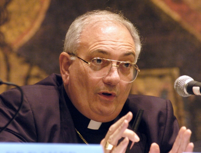 Bishop Nicholas DiMarzio of Brooklyn, New York. Bishop Nicholas DiMarzio of Brooklyn, New York.