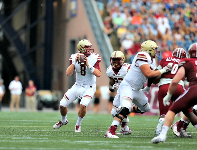 Patrick Towles of in action against the University of Massachusetts. Patrick Towles of in action against the University of Massachusetts.