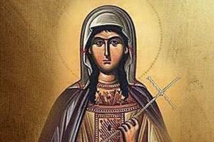 Icon image of St. Olympias the deaconess Icon image of St. Olympias the deaconess