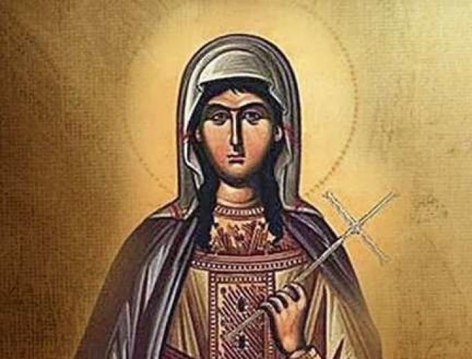 Icon image of St. Olympias the deaconess Icon image of St. Olympias the deaconess