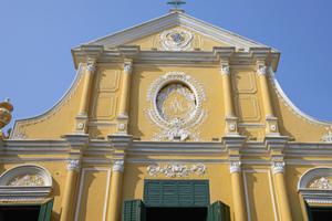 Shuttered St. Dominic's Church in Macau, China. Shuttered St. Dominic's Church in Macau, China.