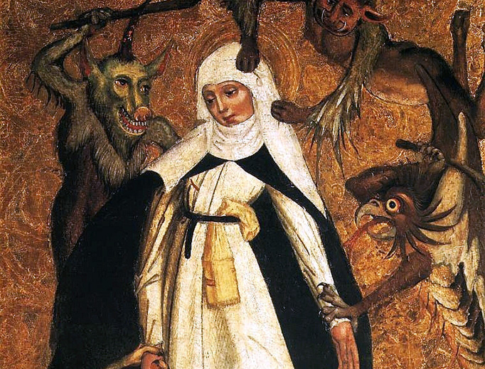 “St. Catherine of Siena Besieged by Demons,” Anonymous, c. 1500 “St. Catherine of Siena Besieged by Demons,” Anonymous, c. 1500